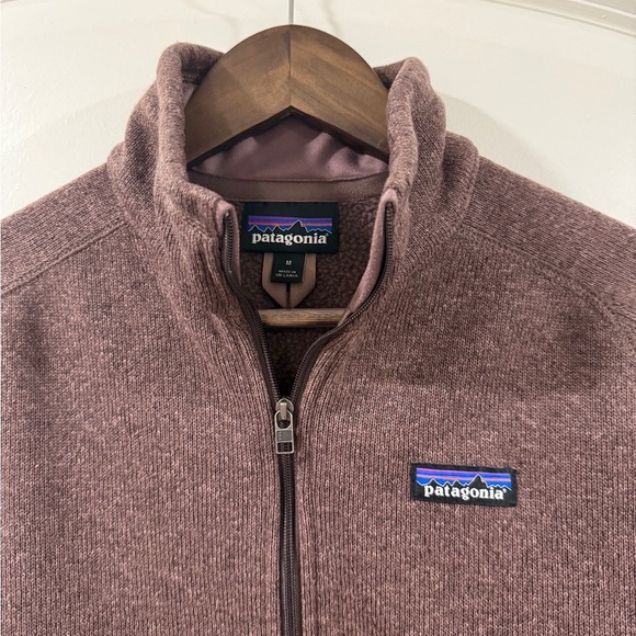 Patagonia Better Sweater Women’s Medium 1/4 Zip Fleece Pullover Brown - Picture 2 of 9